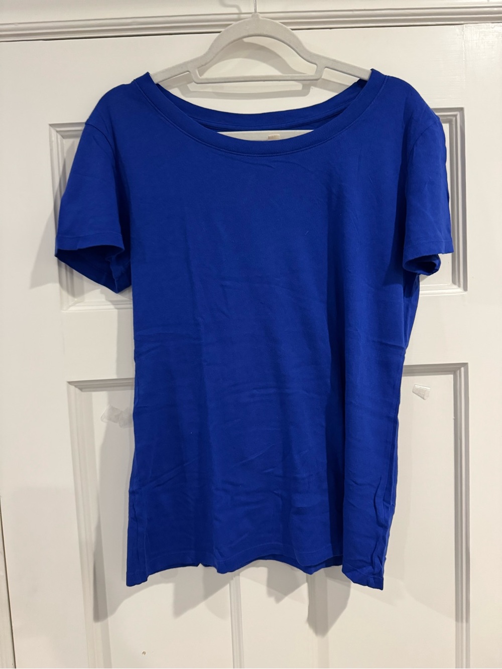 L'AGENCE Electric Blue Short Sleeve Tee